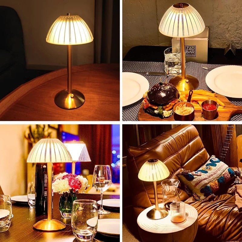 Rechargeable Table Lamp With LED Light - Casatrail.com