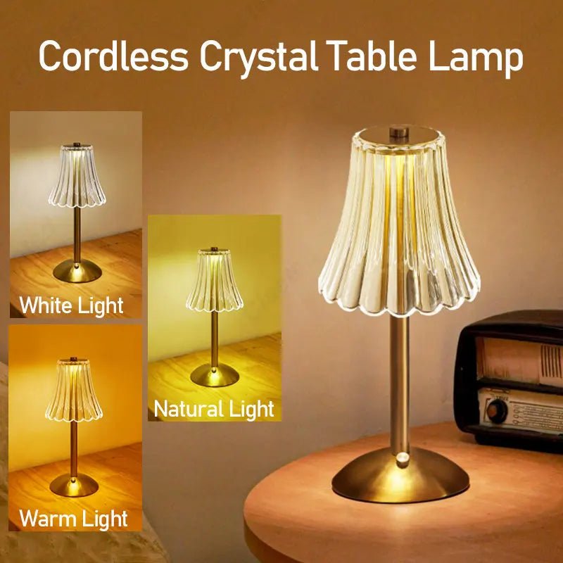 Rechargeable Wireless Touch Table Lamp - Casatrail.com
