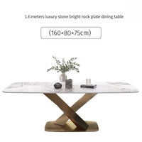 Thumbnail for Rectangle Marble Kitchen Table - Casatrail.com