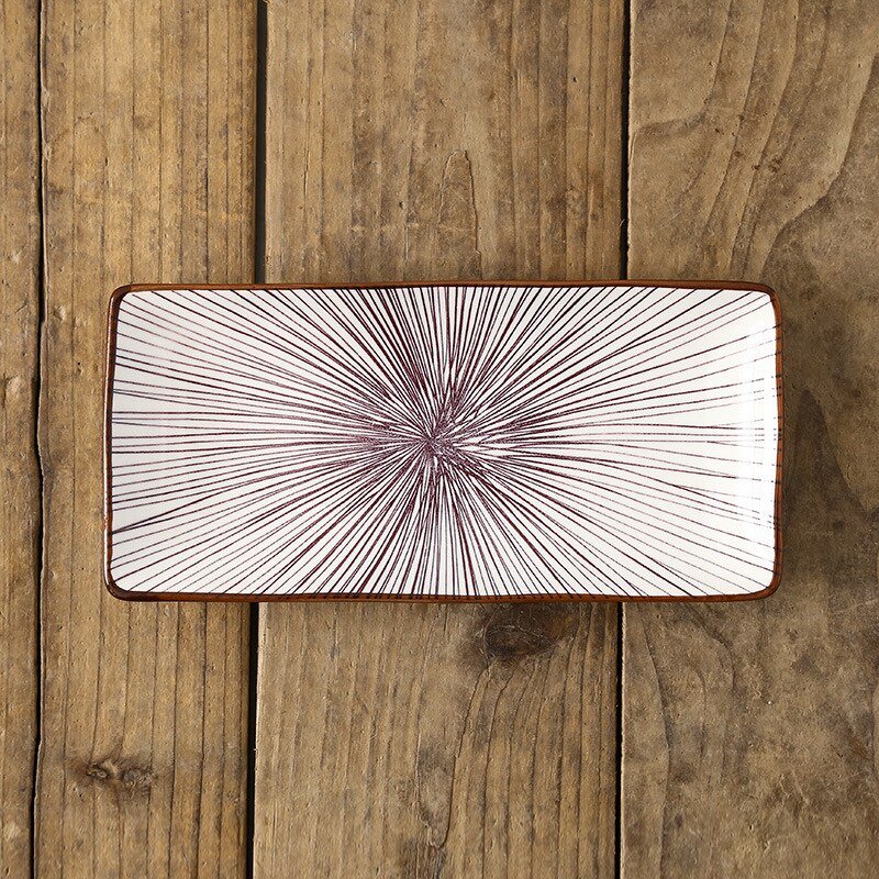 Rectangular Ceramic Plate - Casatrail.com