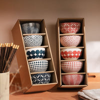 Thumbnail for Retro Creative Ceramic Rice Bowl Set - Casatrail.com