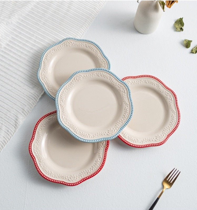 Retro Lace Ceramic Plate - Casatrail.com