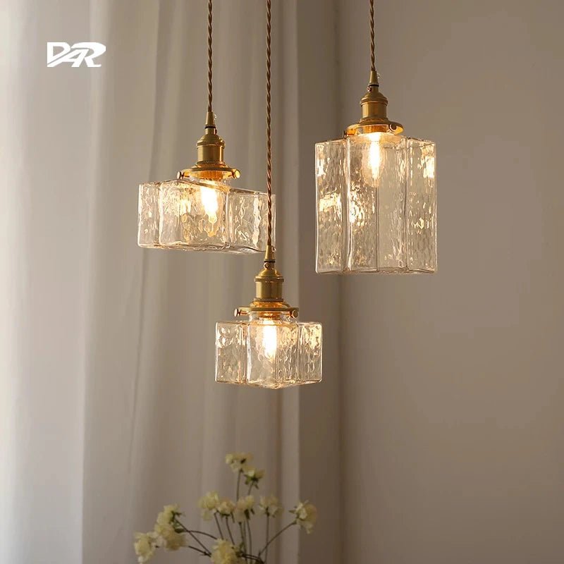 Retro Pendant Lights Glass Lamp Shades for Ceiling - Casatrail.com