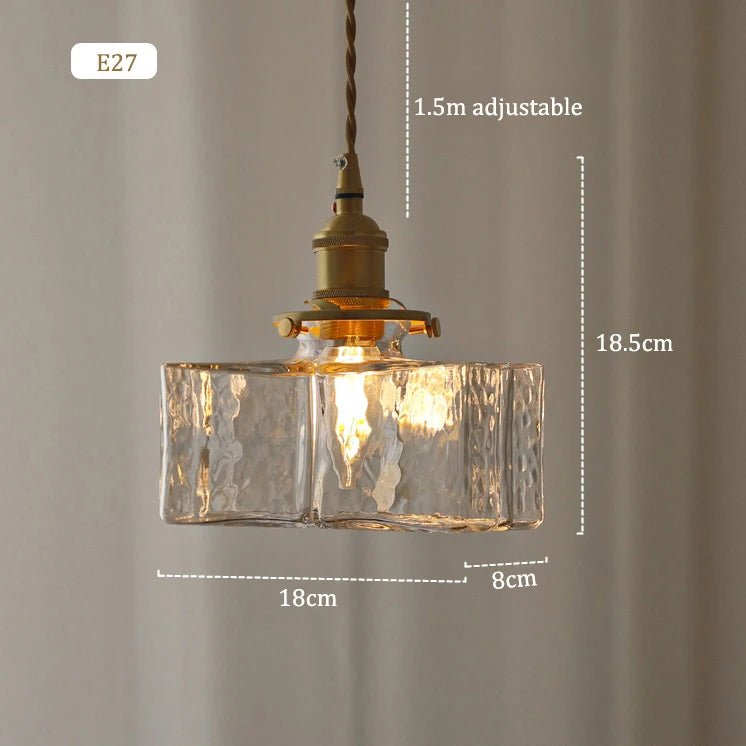 Retro Pendant Lights Glass Lamp Shades for Ceiling - Casatrail.com