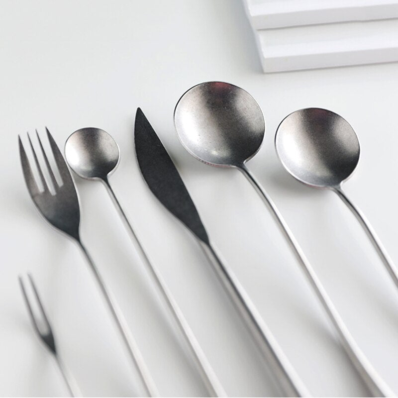 Retro Stainless Steel Cutlery Set - Casatrail.com