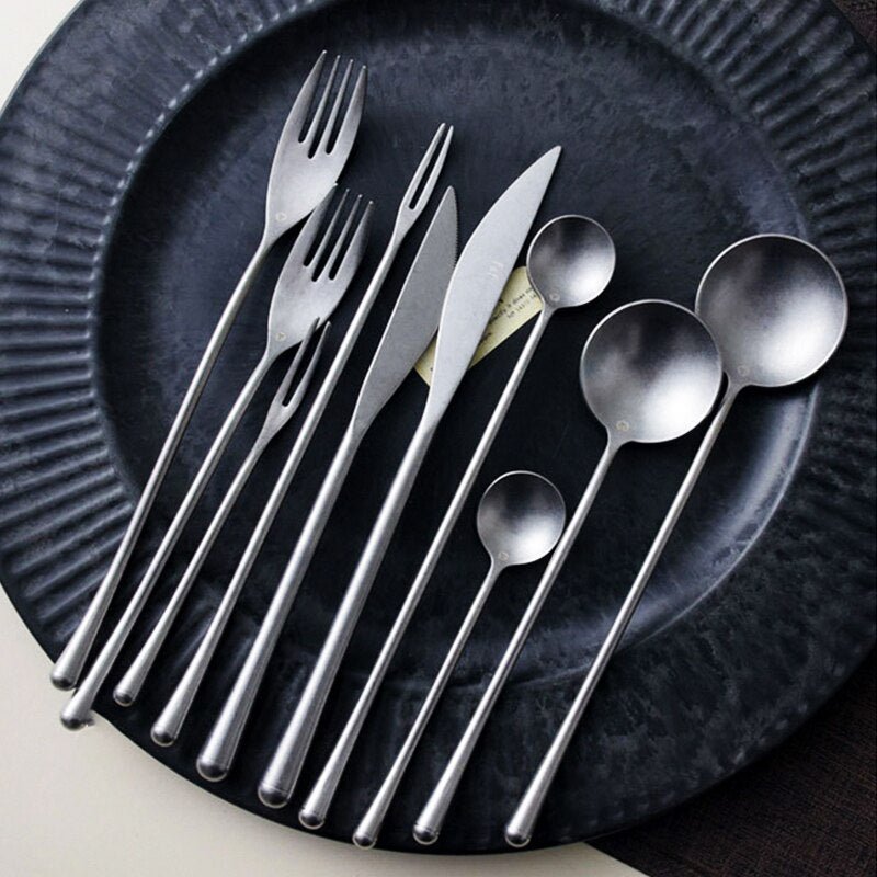 Retro Stainless Steel Cutlery Set - Casatrail.com