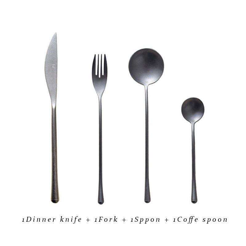 Retro Stainless Steel Cutlery Set - Casatrail.com