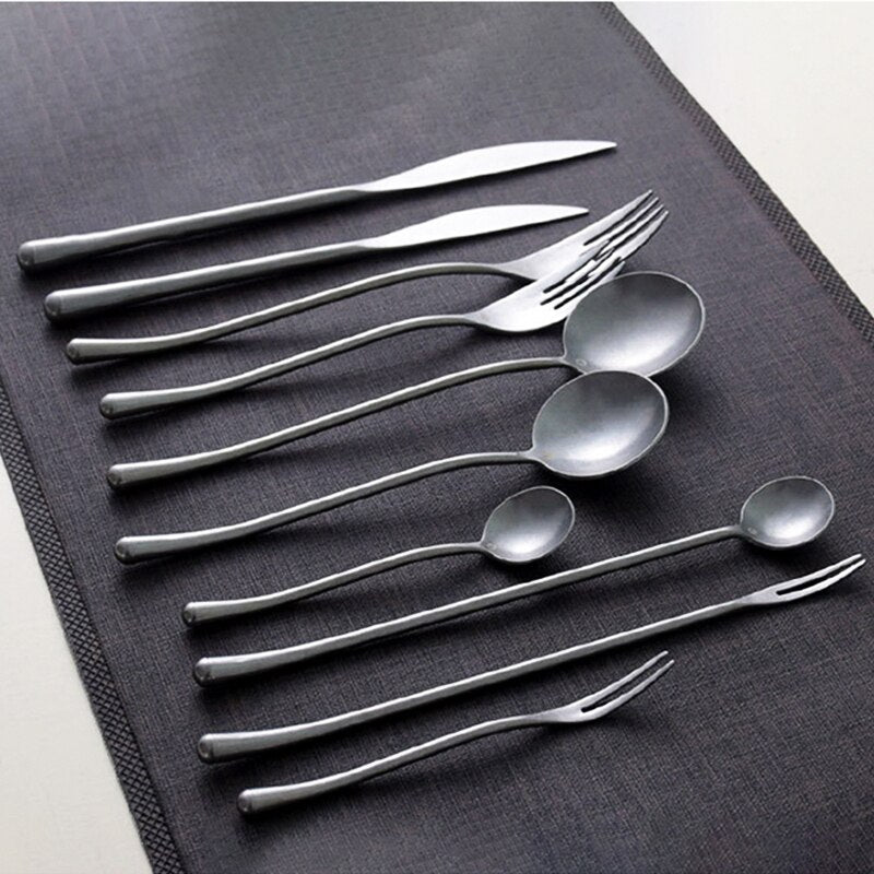 Retro Stainless Steel Cutlery Set - Casatrail.com