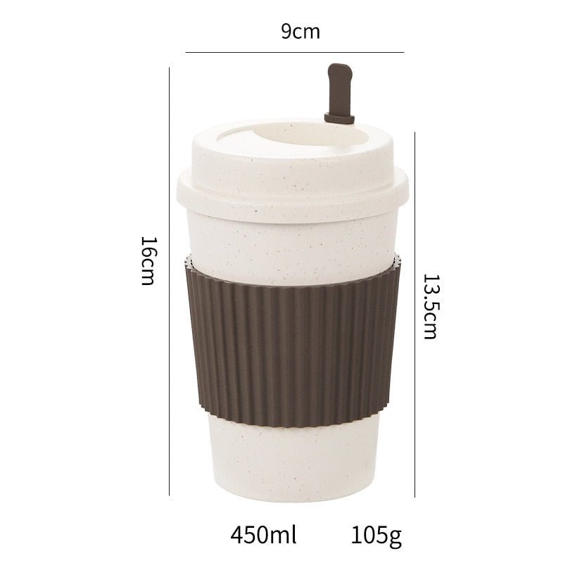 Reusable Coffee Cups with Lids - Casatrail.com