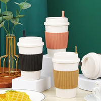 Thumbnail for Reusable Coffee Cups with Lids - Casatrail.com