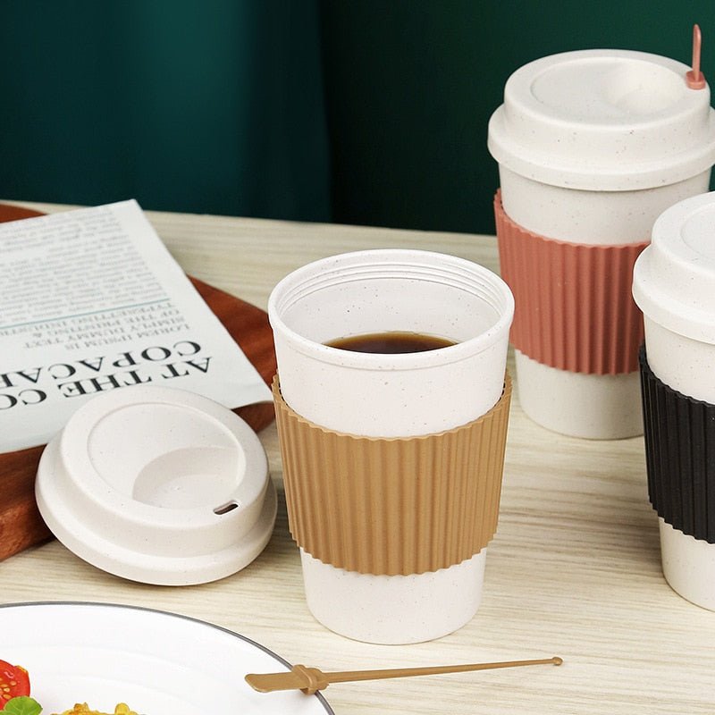 Reusable Coffee Cups with Lids - Casatrail.com