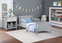 Thumbnail for Reversible Upholstered Toddler Bed - Casatrail.com