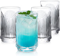 Thumbnail for Ripple Vintage Glass Cups Set for Mojito - Casatrail.com