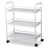 Thumbnail for Rolling Trolley Cart with 3 Shelves - Casatrail.com