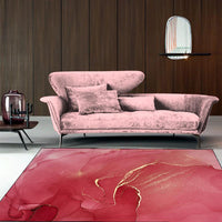 Thumbnail for Rose Gold Oil Painting Rug for Romantic Bedroom - Casatrail.com