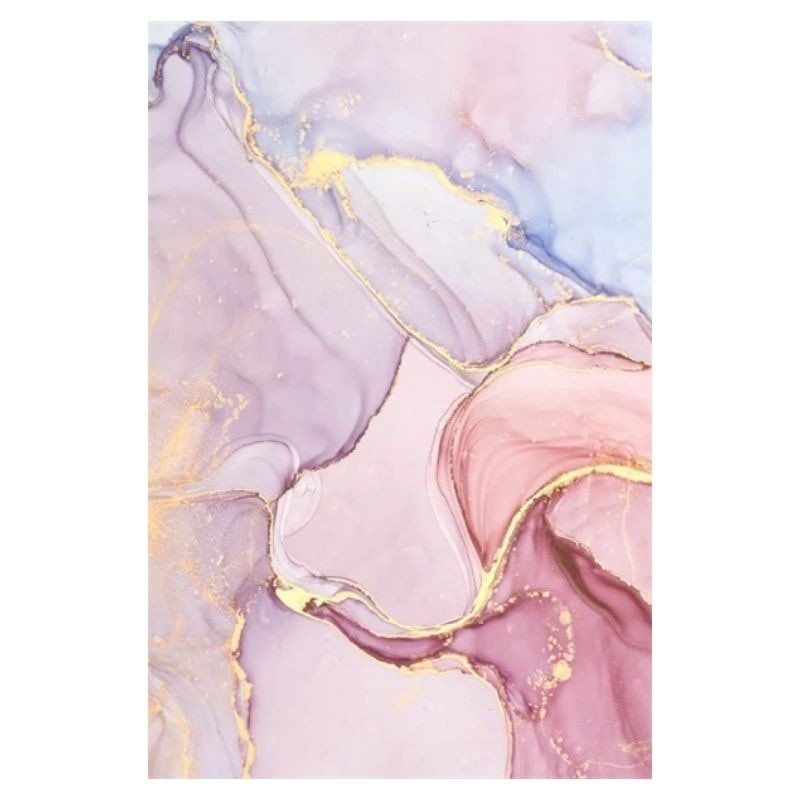 Rose Gold Oil Painting Rug for Romantic Bedroom - Casatrail.com