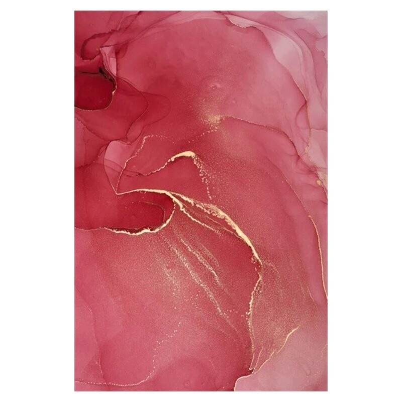 Rose Gold Oil Painting Rug for Romantic Bedroom - Casatrail.com