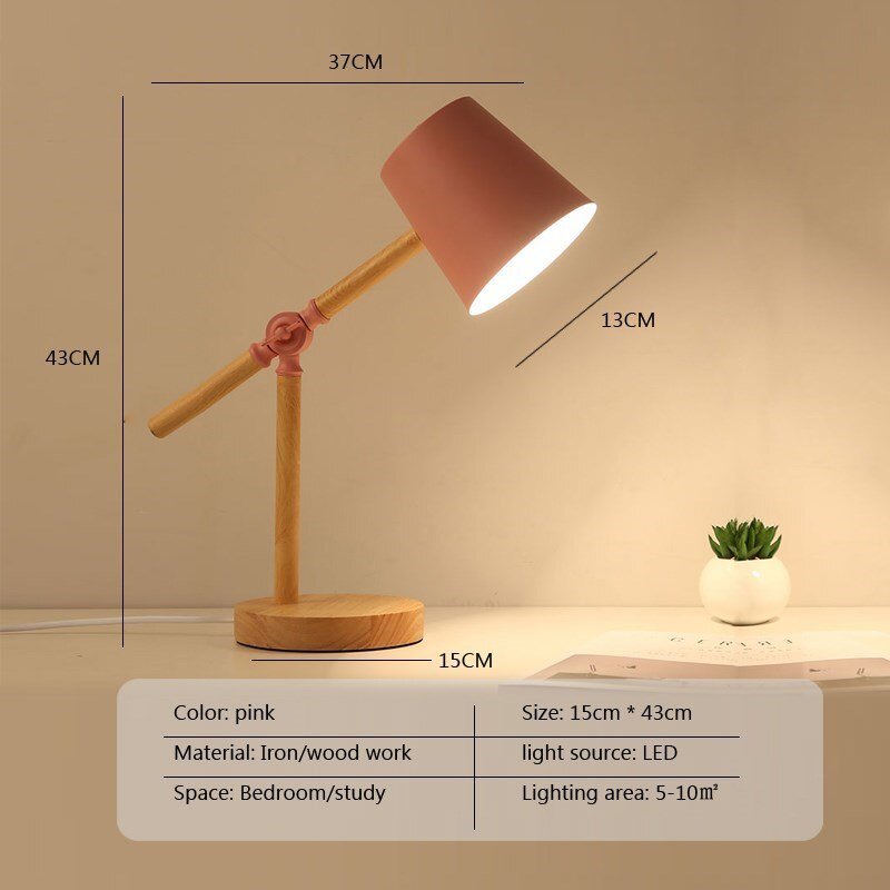 Rotatable LED Table Lamp in Macaroon Design - Casatrail.com