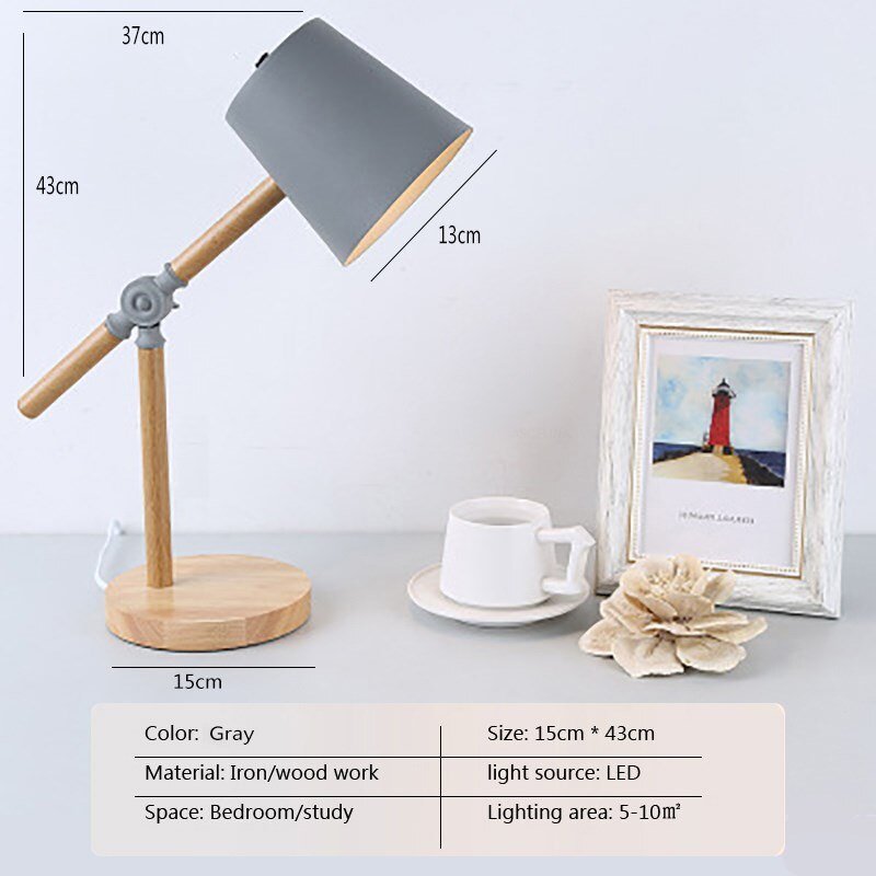 Rotatable LED Table Lamp in Macaroon Design - Casatrail.com