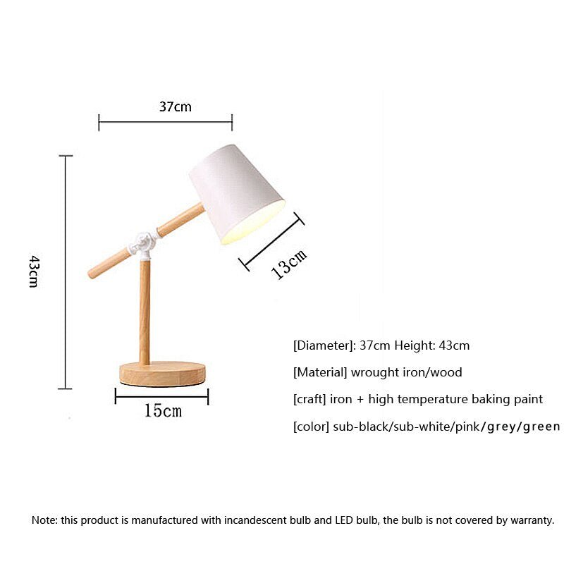 Rotatable LED Table Lamp in Macaroon Design - Casatrail.com