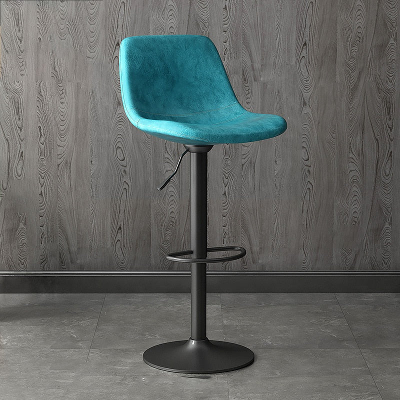 Rotating Lift Bar Stool - Wrought Iron - Casatrail.com