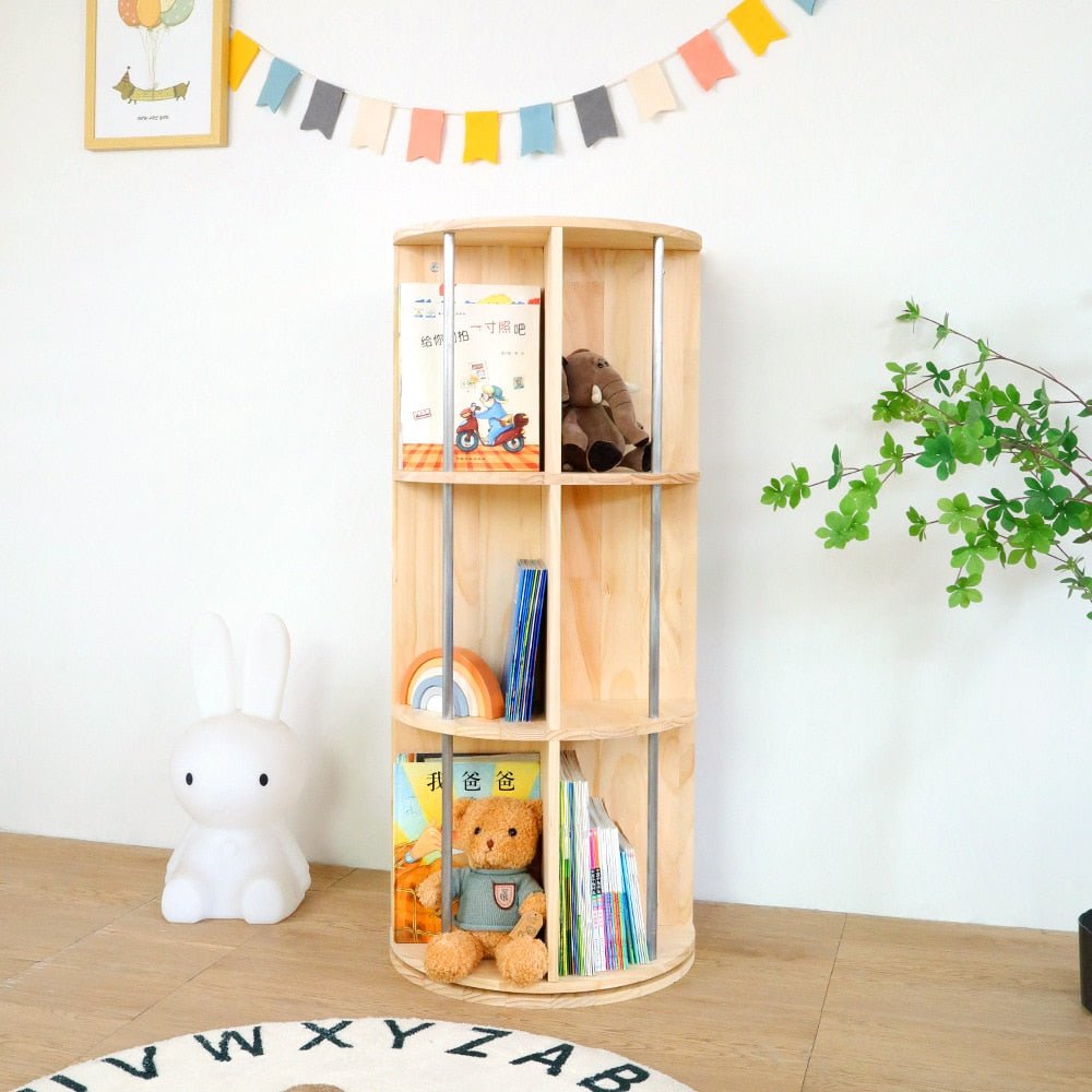 Rotating Multi - layer Bookshelf - Casatrail.com