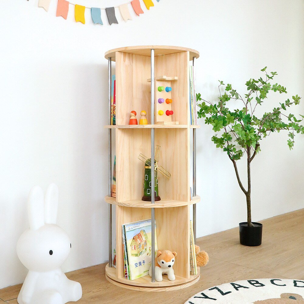 Rotating Multi - layer Bookshelf - Casatrail.com