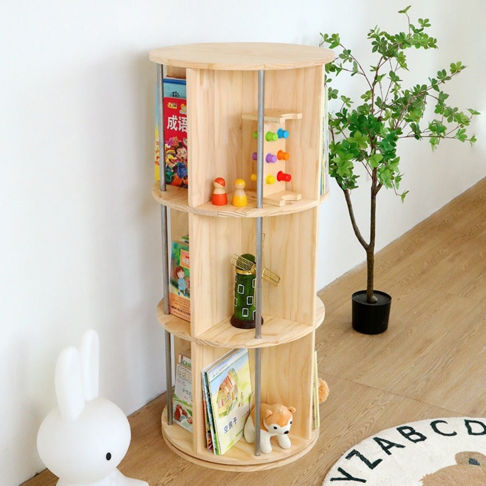 Rotating Multi - layer Bookshelf - Casatrail.com