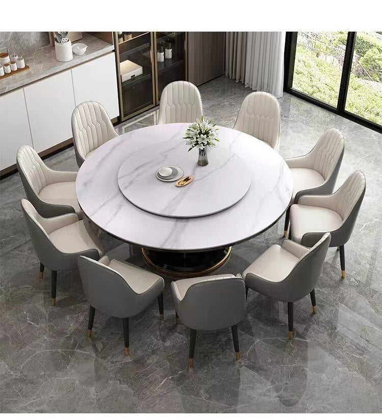 Round Dining Table Set for 6 People - Casatrail.com