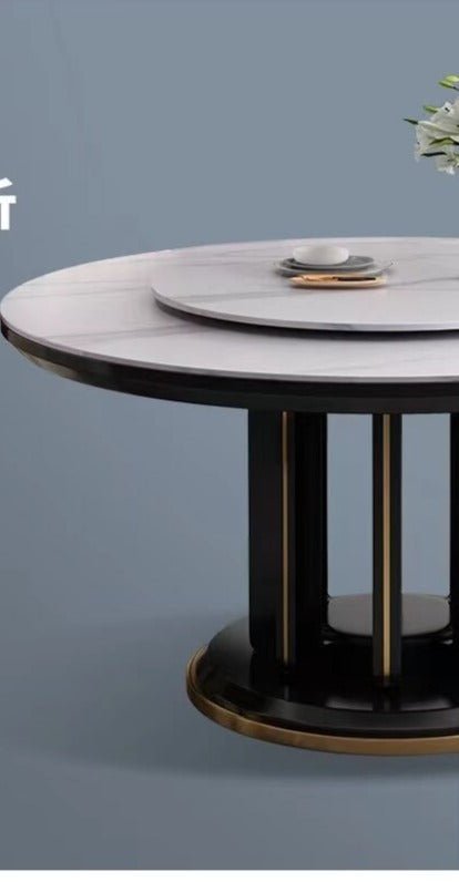 Round Dining Table Set for 6 People - Casatrail.com