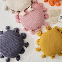 Thumbnail for Round Tassel Charming Cushion - Casatrail.com