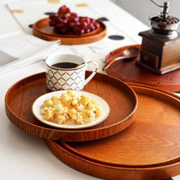 Thumbnail for Round Wood Serving Plate - Casatrail.com