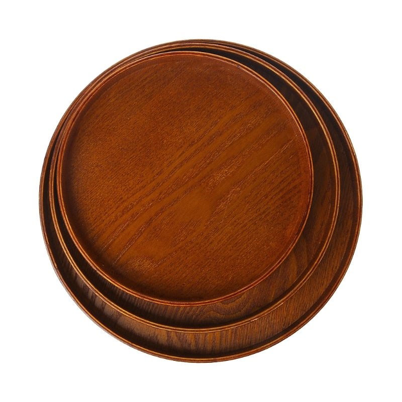 Round Wood Serving Plate - Casatrail.com