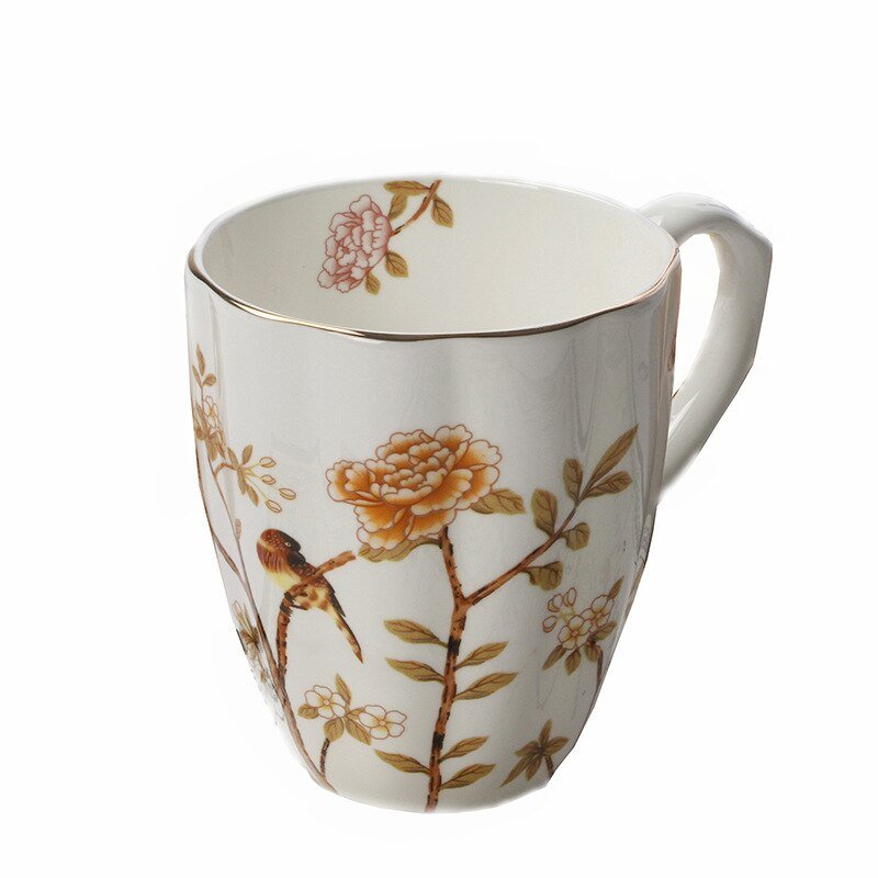 Royal English Pastoral Bone China Coffee Cups - Large Capacity - Casatrail.com