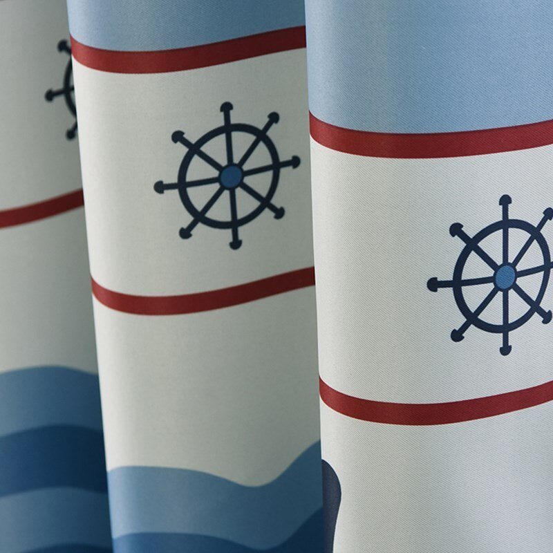 Sail Boat Print Curtain - Casatrail.com