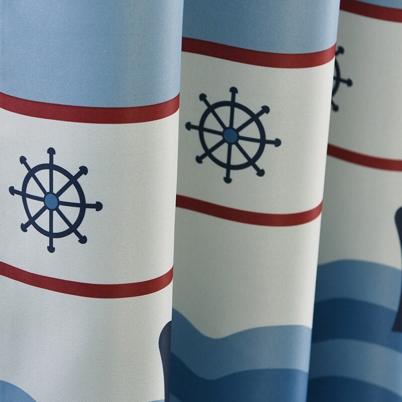 Sail Boat Print Curtain - Casatrail.com