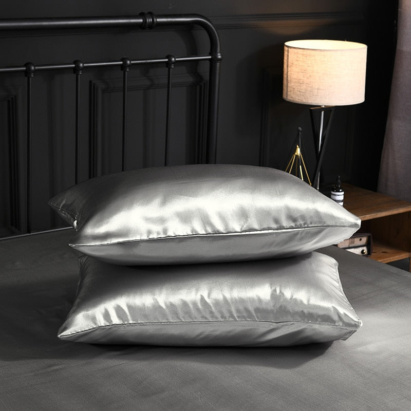 Satin Silky Fitted Sheet with Soft Smooth Bed Linen - Casatrail.com