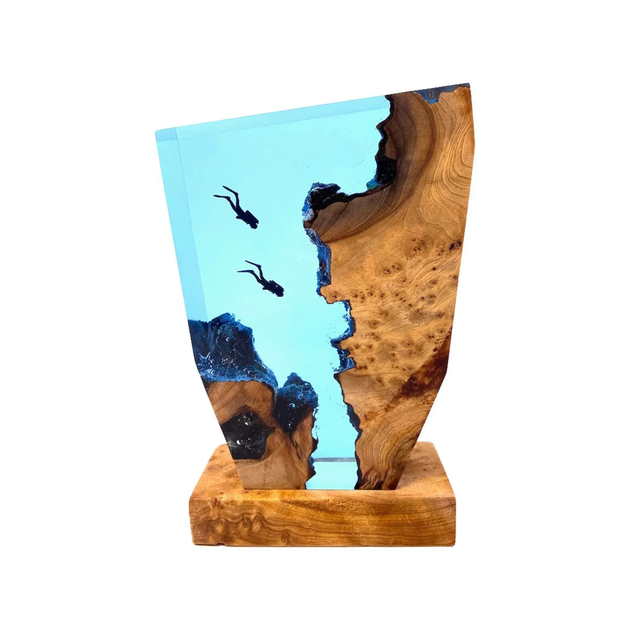 Seabed World Resin Table Light with Art Decoration - Casatrail.com