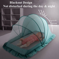 Thumbnail for Secure Foldable Baby Crib with Mosquito Net - Casatrail.com
