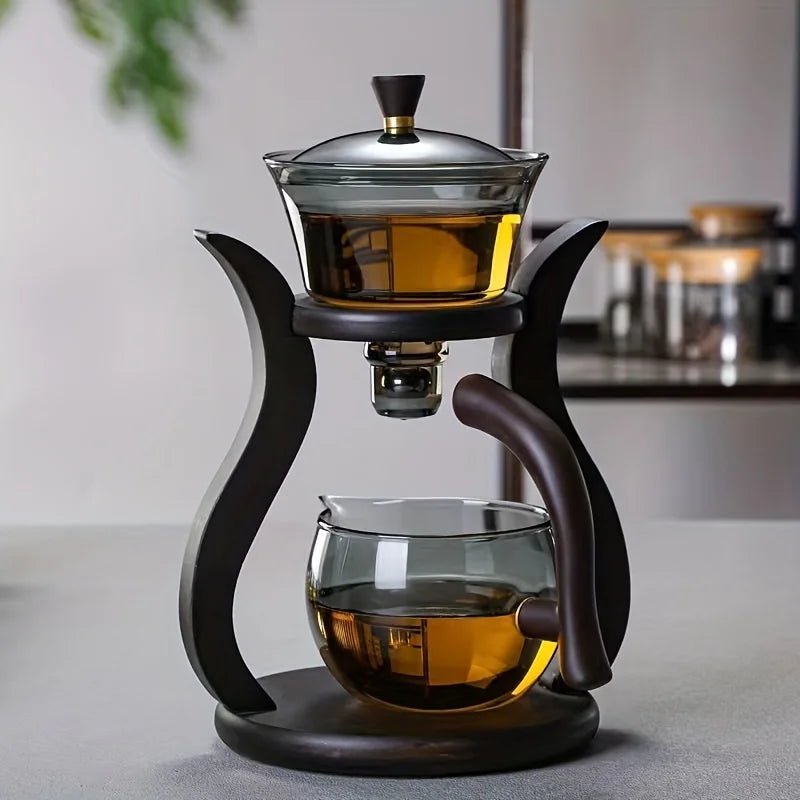 Semi Automatic Kung Fu Tea Set With Infuser - Casatrail.com