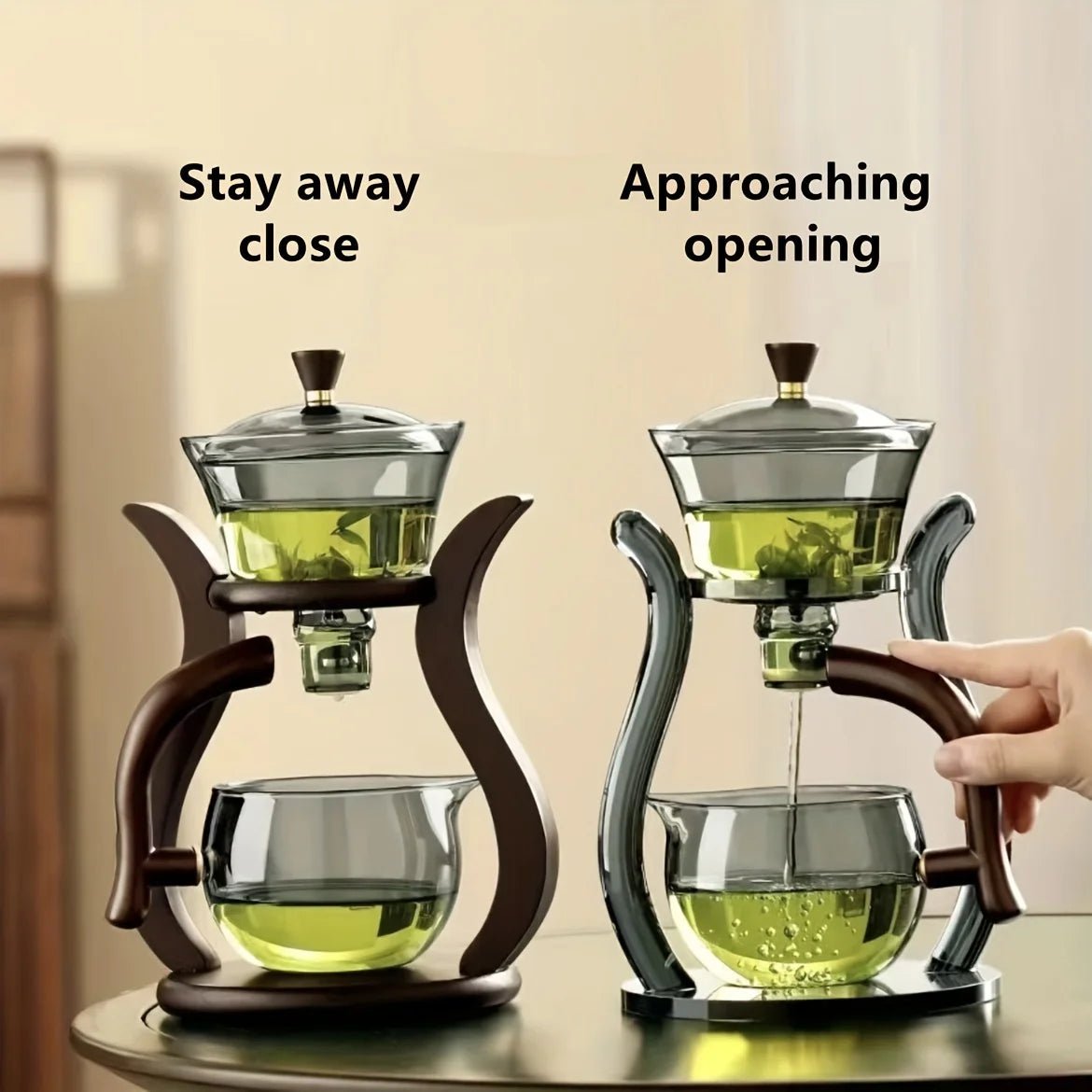 Semi Automatic Kung Fu Tea Set With Infuser - Casatrail.com