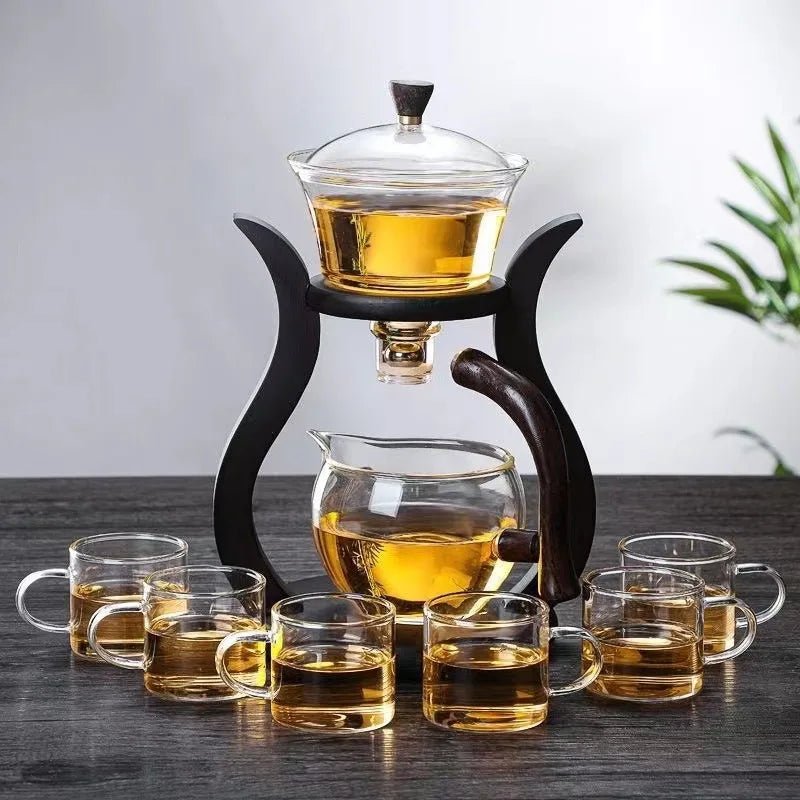 Semi Automatic Kung Fu Tea Set With Infuser - Casatrail.com