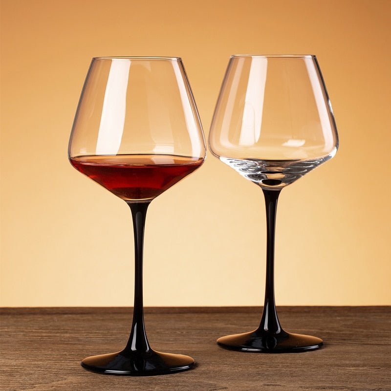 Set of 2 Wine Glasses - 15.8 Oz Clear Long Stem - Casatrail.com