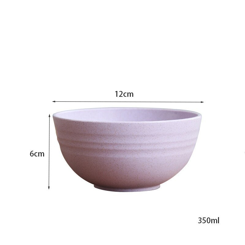 Set of 5 Kids Wheat Straw Food Bowls - Casatrail.com