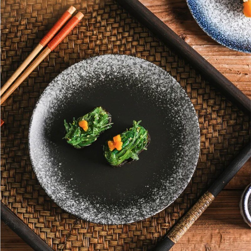 Set of Japanese Ceramic Dinner Plates - Casatrail.com