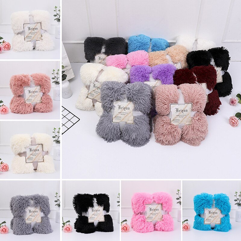 Shaggy Fuzzy Fur Winter Blanket - Casatrail.com