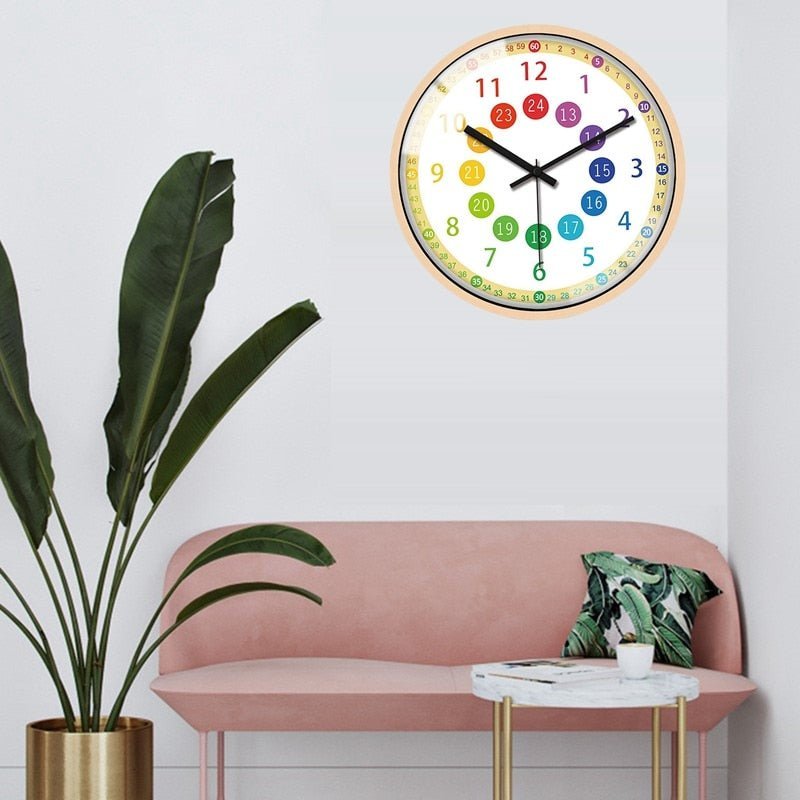 Silent Non - Ticking Kids Wall Clock - Casatrail.com