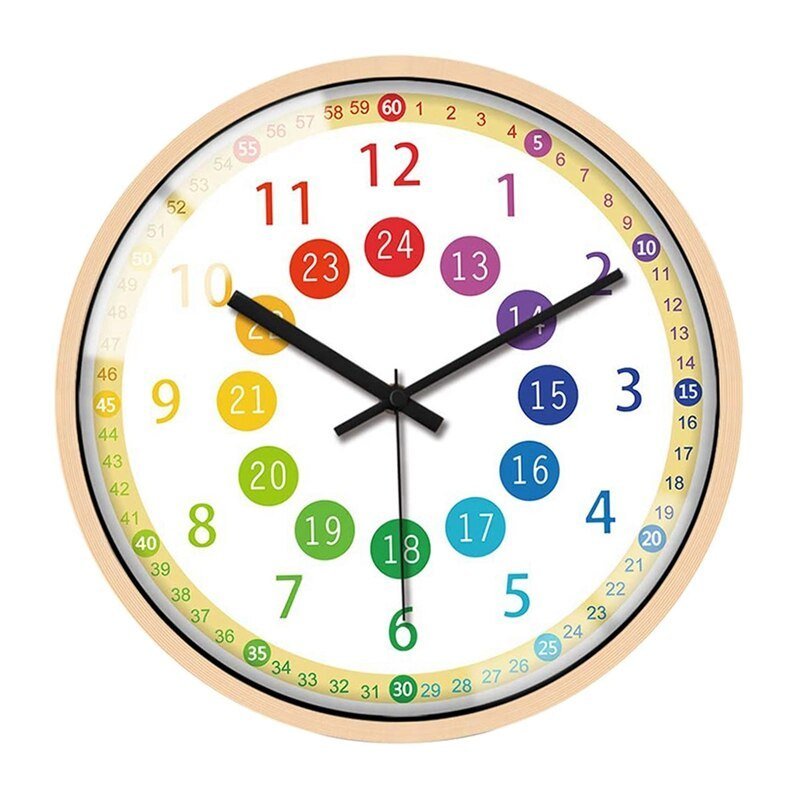 Silent Non - Ticking Kids Wall Clock - Casatrail.com