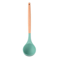 Thumbnail for Silicone Ladle Soup Spoon With Wooden Handle - Casatrail.com