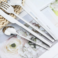 Thumbnail for Silver Dinnerware Set - 24Pcs - Casatrail.com